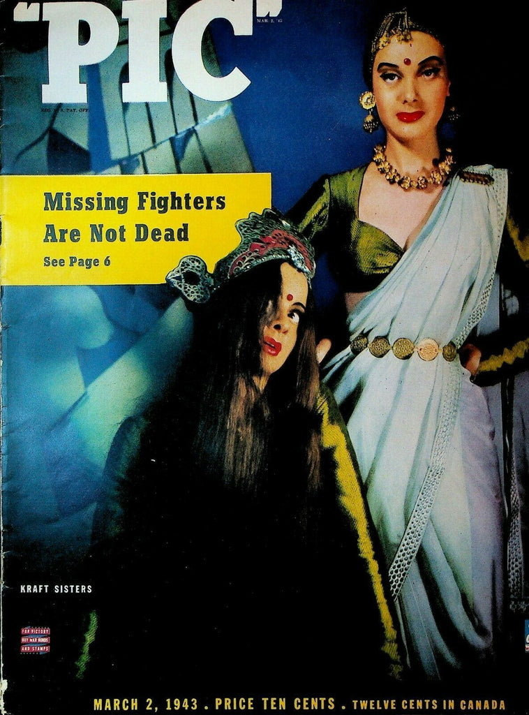Pic Magazine March 2 1943 Jack Dempsey Joe Louis WWII Katherine Booth