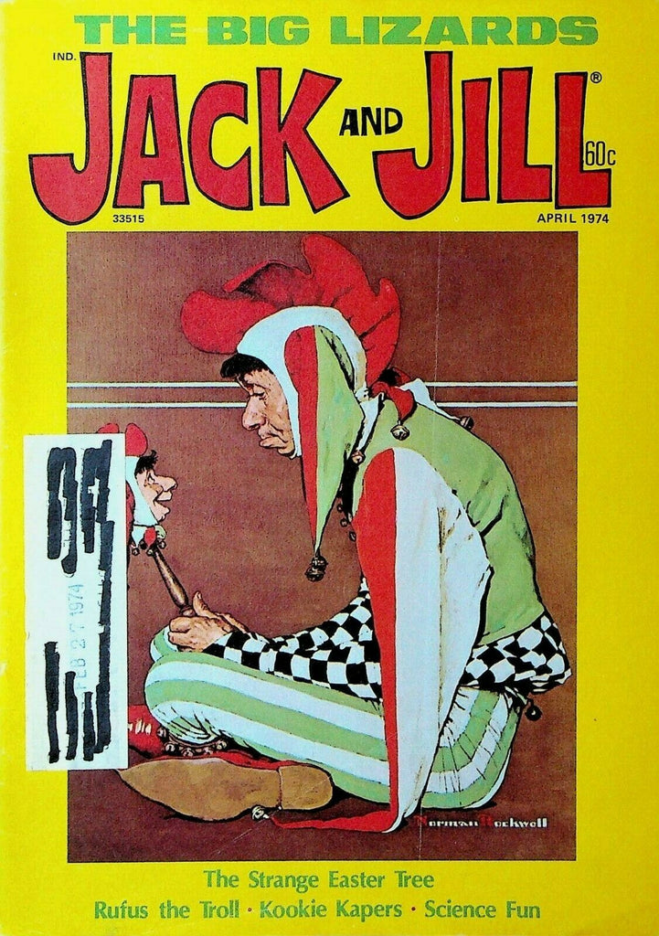 Jack & Jill Magazine April 1974 Norman Rockwell Harriet Tubman Bagpipes