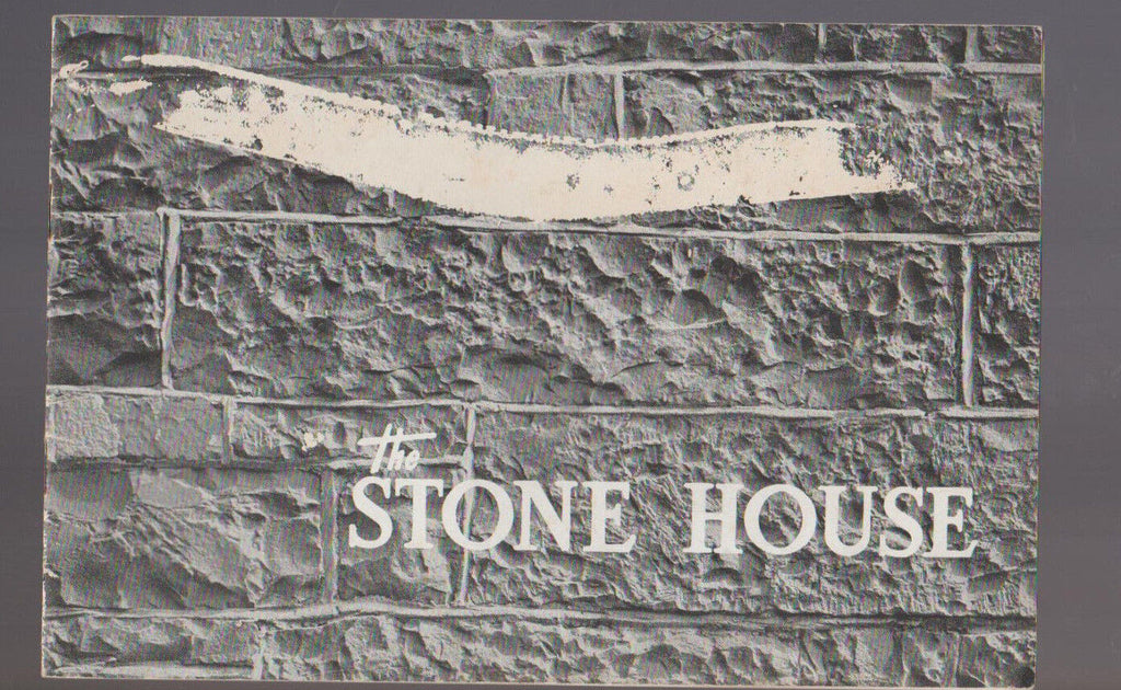 Famous Old Stone House HT Cushman Mfg Co Booklet 1950s Vermont