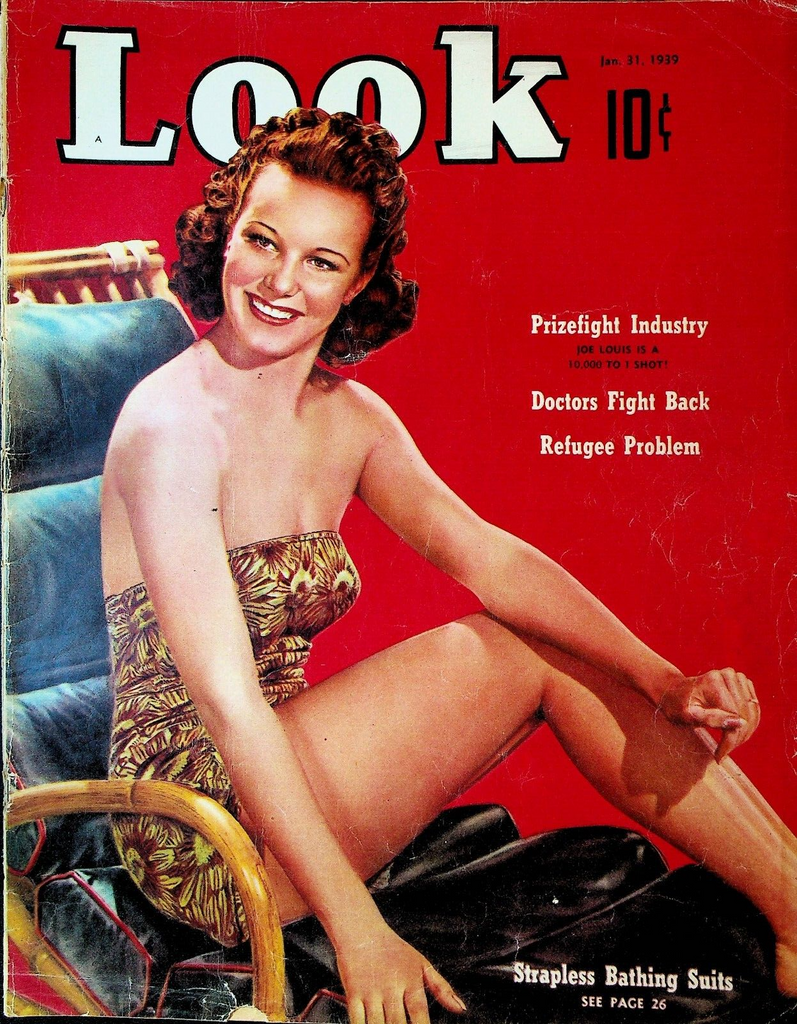 Look Magazine January 31 1939 Bathing Suits Joe Louis Covarrubias