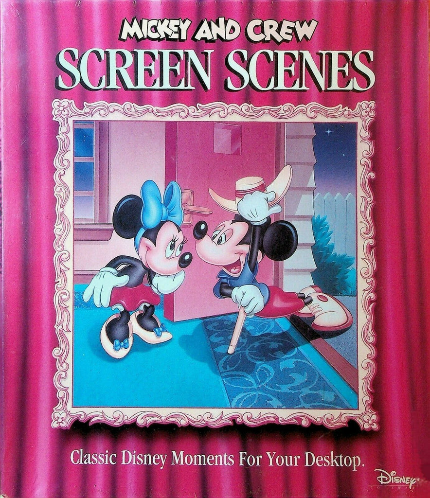 Disney's Mickey and Crew Screen Scenes NOS Software VINTAGE Collectible 