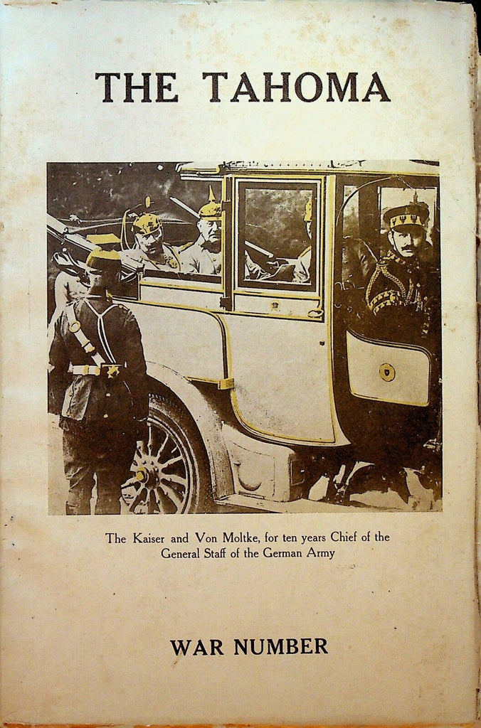 The Tahoma World War I Tacoma Wa Stadium & Lincoln Park High School Magazine