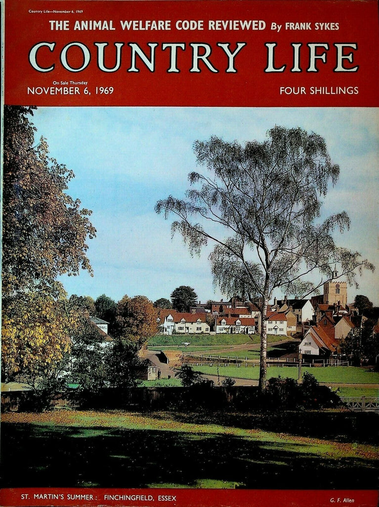 Country Life November 6 1969 Millet Exhibition Animal Welfare Code Elba