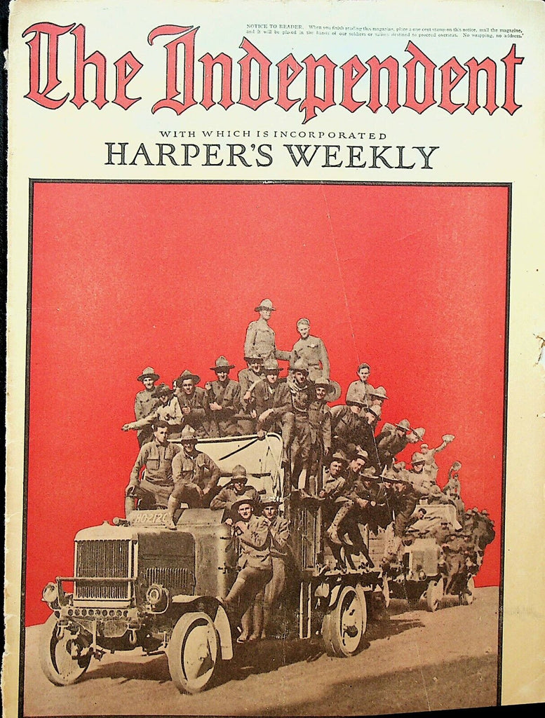 The Independent Magazine September 7 1918 Municipal Subways World War I