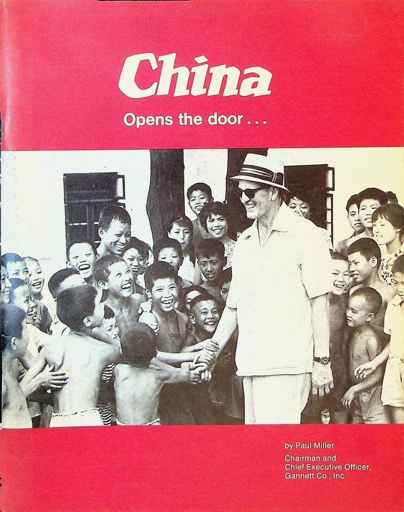 China Opens the Door by Paul Miller SC Book 1972 Associated Press