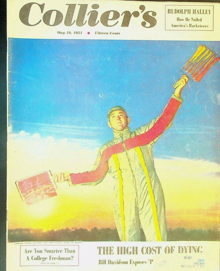 Collier's Magazine May 19 1951 Ray Bradbury Rudolph Halley Navy Air Training