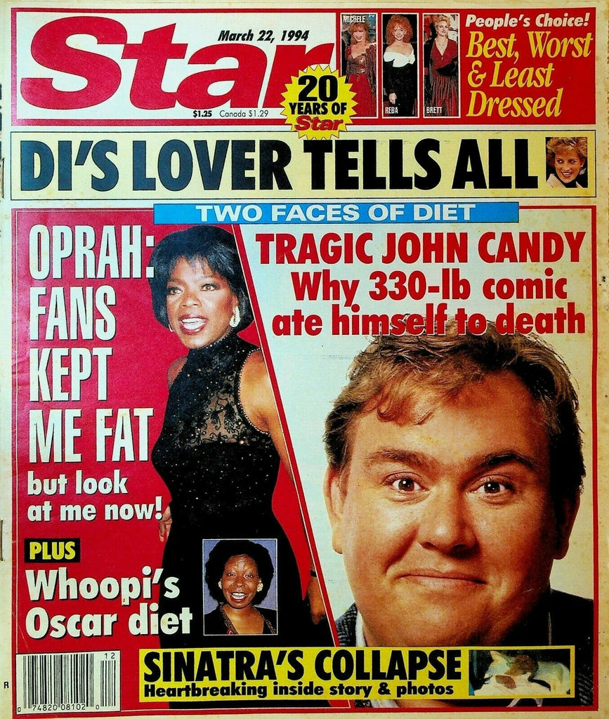 Star March 22 1994 John Candy Oprah Winfrey Frank Sinatra