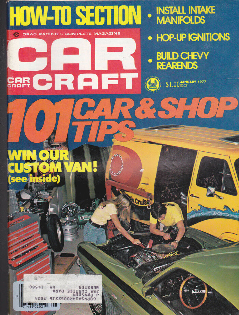 Car Craft Magazine Hop-Up Ignitions  January 1977  FREE US S/H