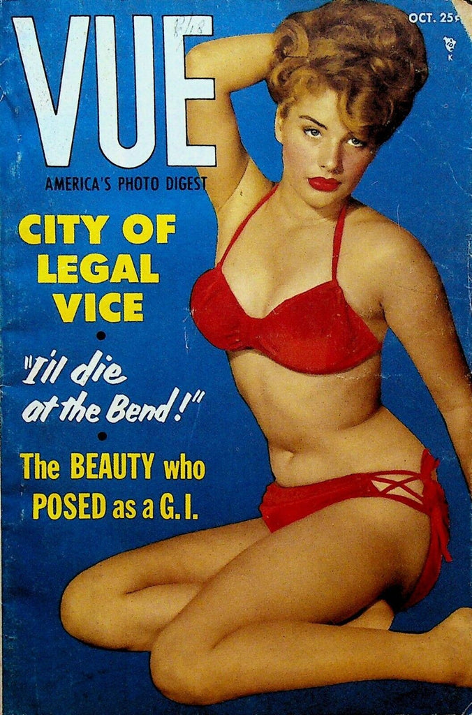 Vue Magazine October 1955 Women Wrestlers Suzanne Snow Cindy Ann Grey