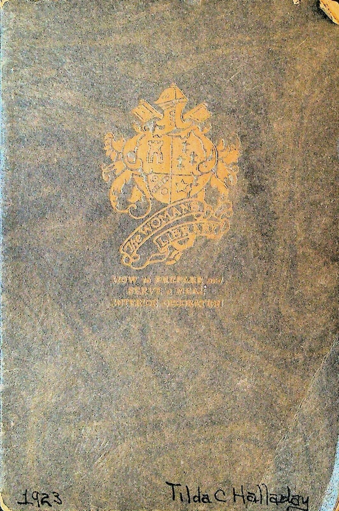 How To Prepare & Serve a Meal Interior Decoration by Lillian Lansdown 1922