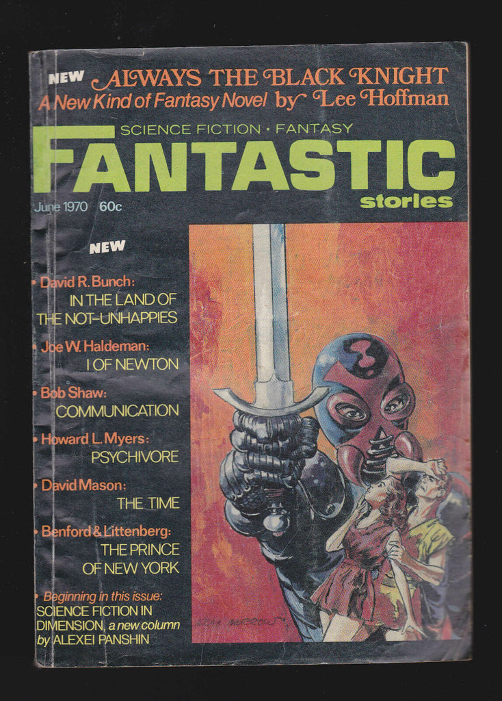 Fantastic Stories Magazine June 1970 Bob Shaw Lee Hoffman David R Bunch