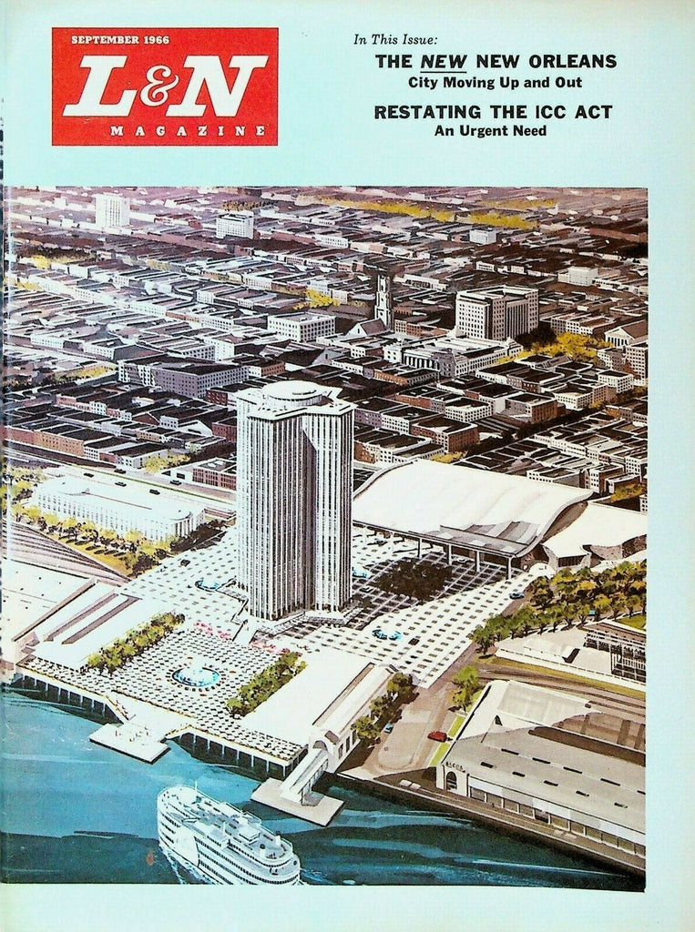 L&N Magazine September 1966 New Orleans Louisville Downs Railroad