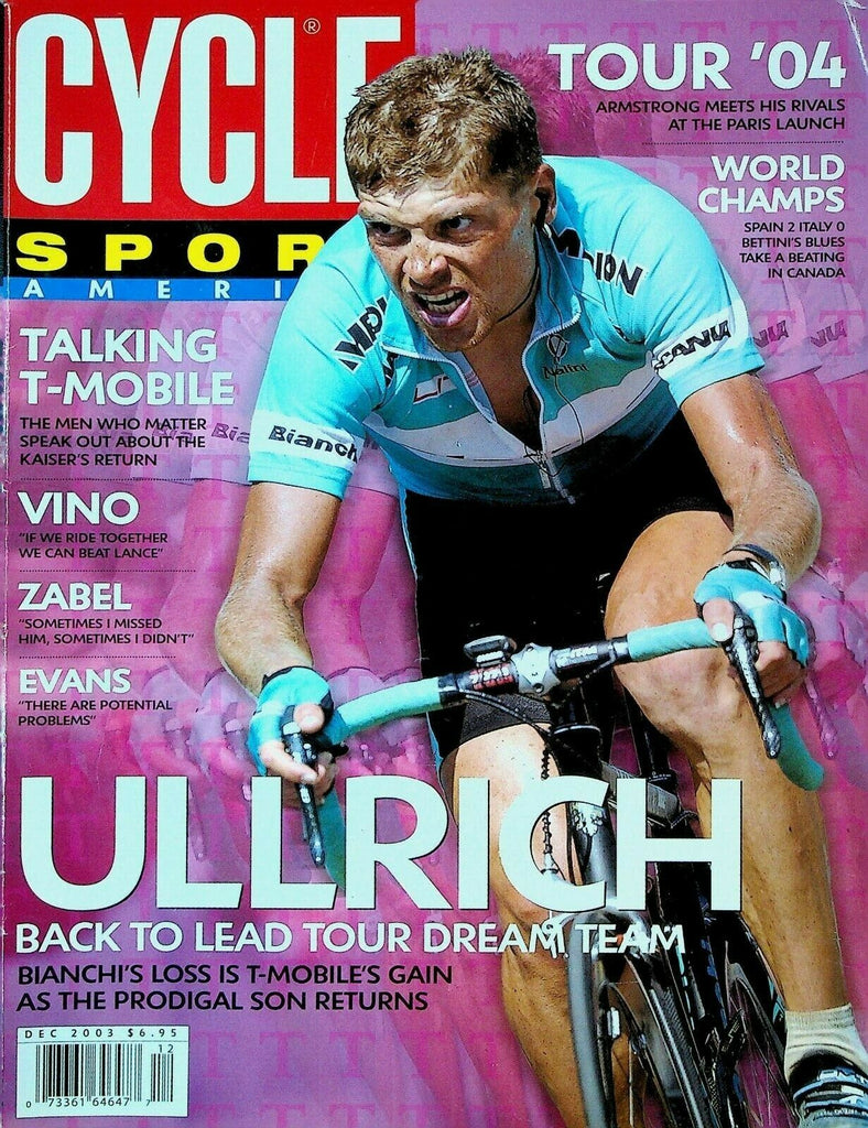 Cycle Sport Magazine December 2003 Lance Armstrong Jan Ullrich Erik Zabel