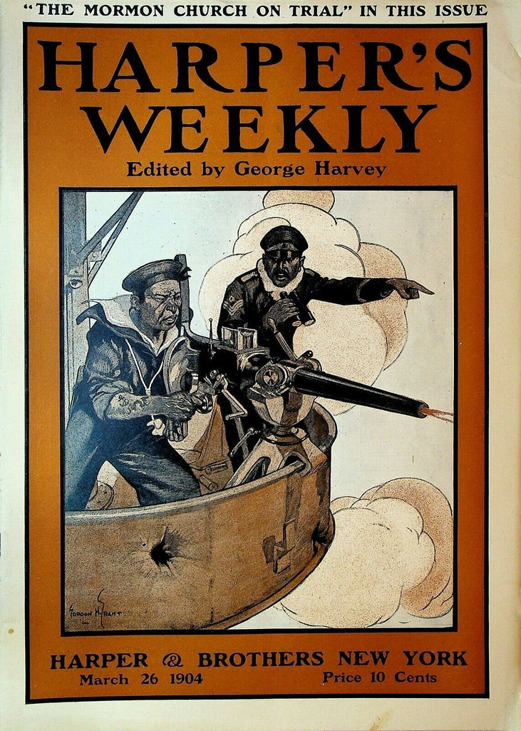 Harper's Weekly March 26 1904 Mormon Church Russia Japan War African Americans