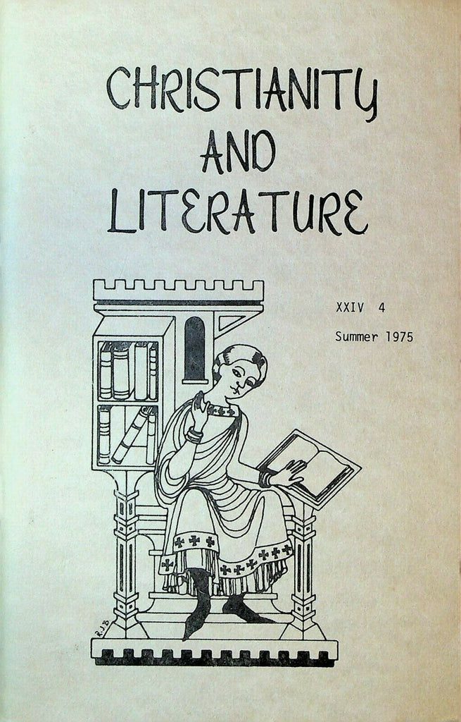 Christianity & Literature Magazine Summer 1975 Sunday Bloody Sunday Dante