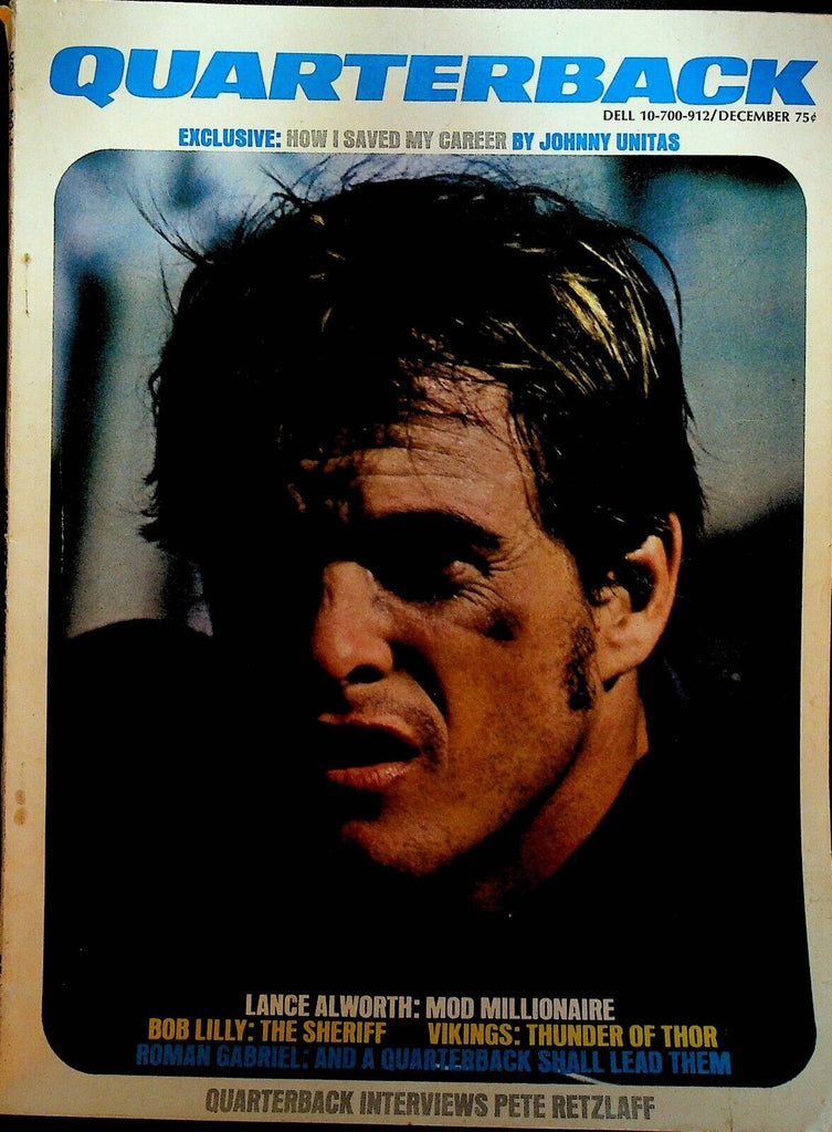 Quarterback Magazine December 1969 Lance Alworth OJ Simpson Bob Lilly Lem Barney