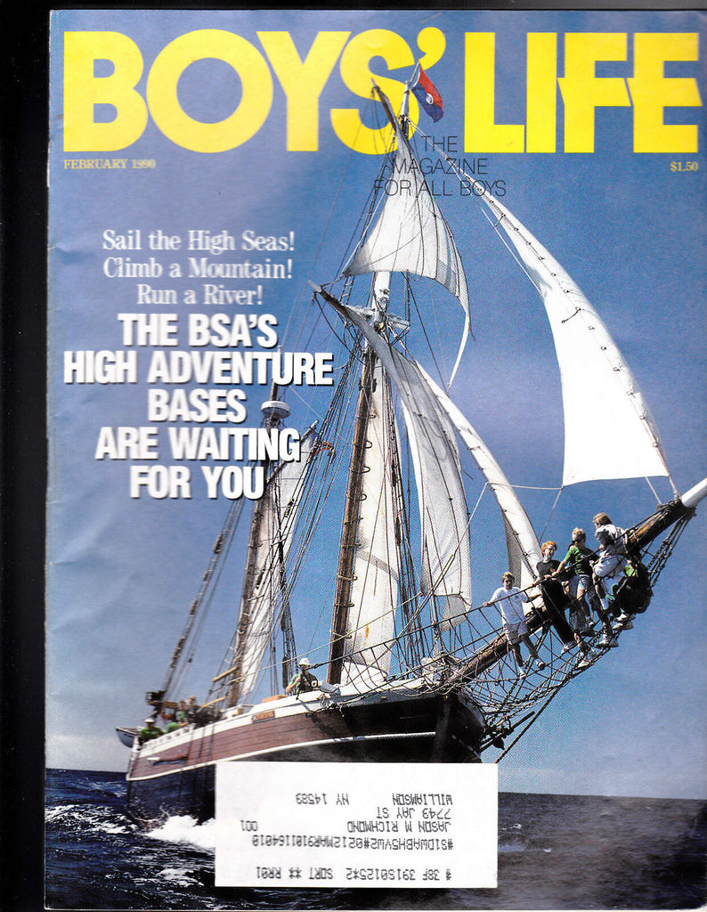 Boys' Life Magazine Argus Disney Animation February 1990