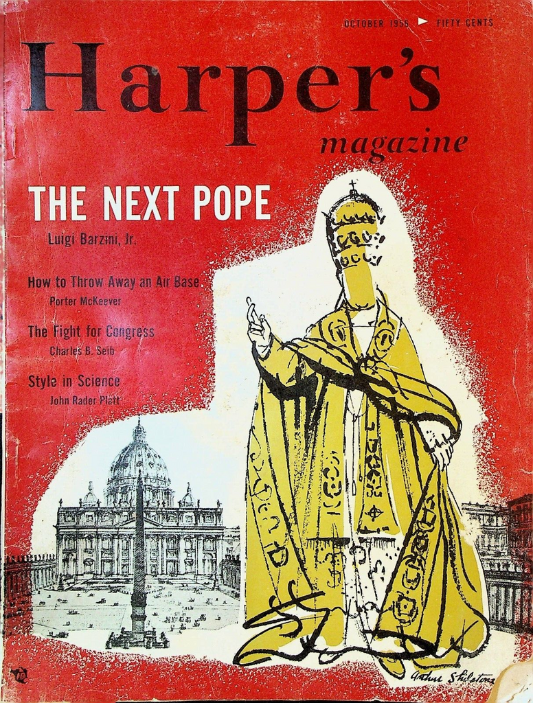 Harper's Magazine October 1955 University of Maryland Louis Auchincloss