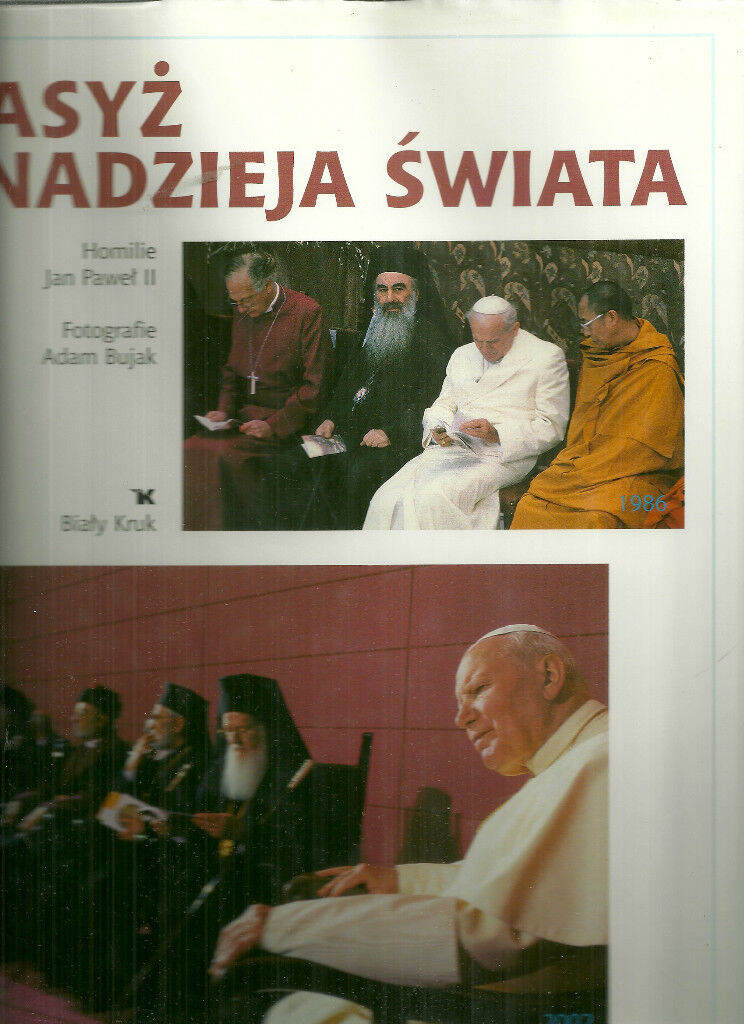 Asyz Nadzieja Swiata HC Book- Pope John Paul II Catholic Polish Language