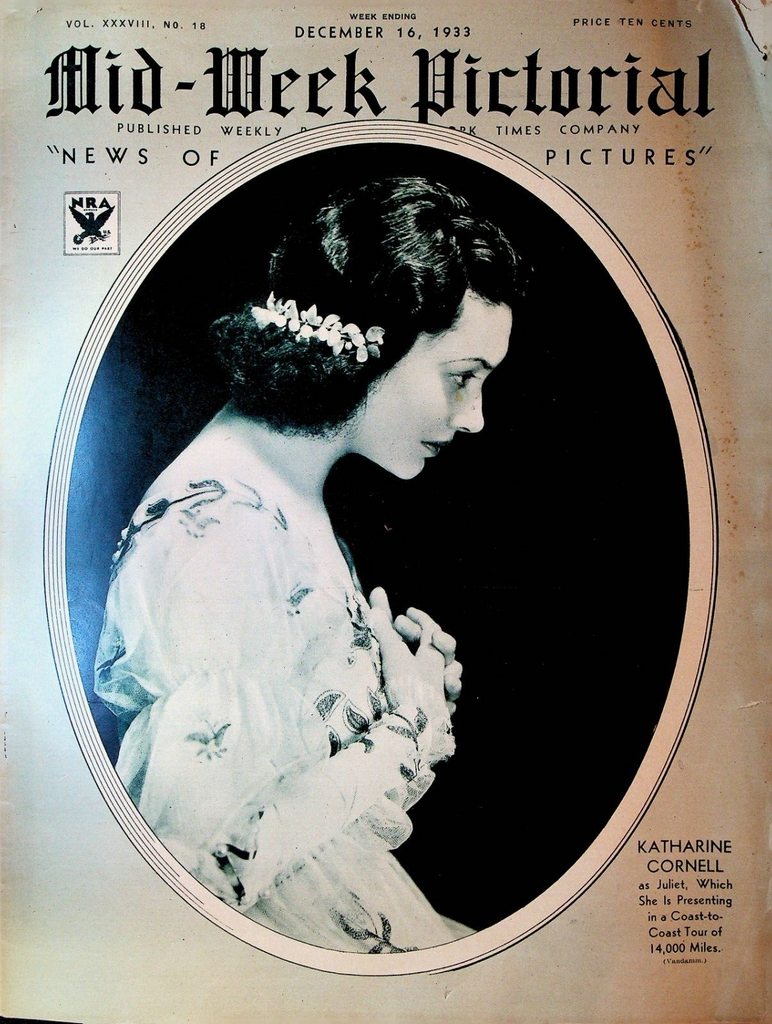 Mid-Week Pictorial December 16 1933 Katharine Cornell Prohibition Repeal USC