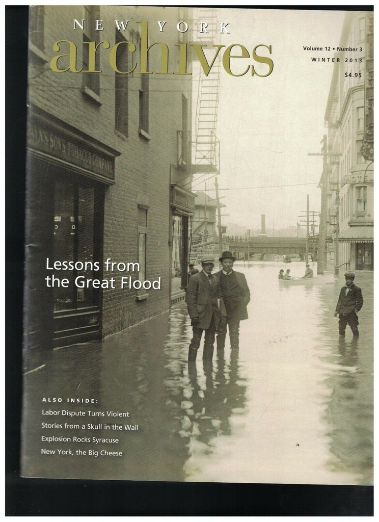 New York Archives Winter 2013 Great 1913 Flood Dynamite Hill in Syracuse