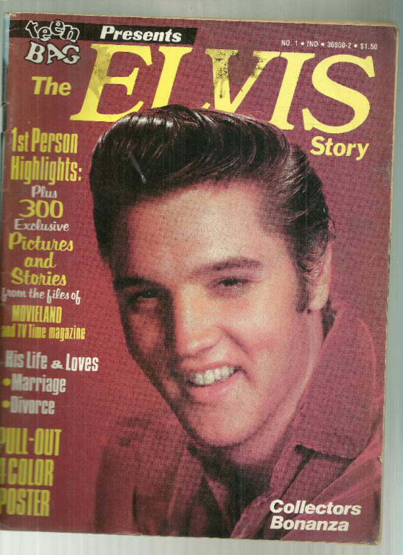 Teen Bag Presents the Elvis Story (Elvis Presley) Rock and Roll Magazine