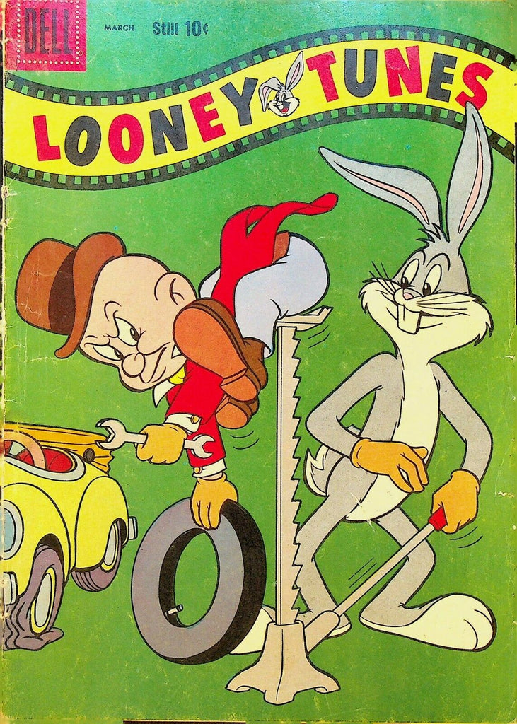 Looney Tunes 209 Dell Comics 1959 Bugs Bunny Elmer Fudd Car Jack Tires