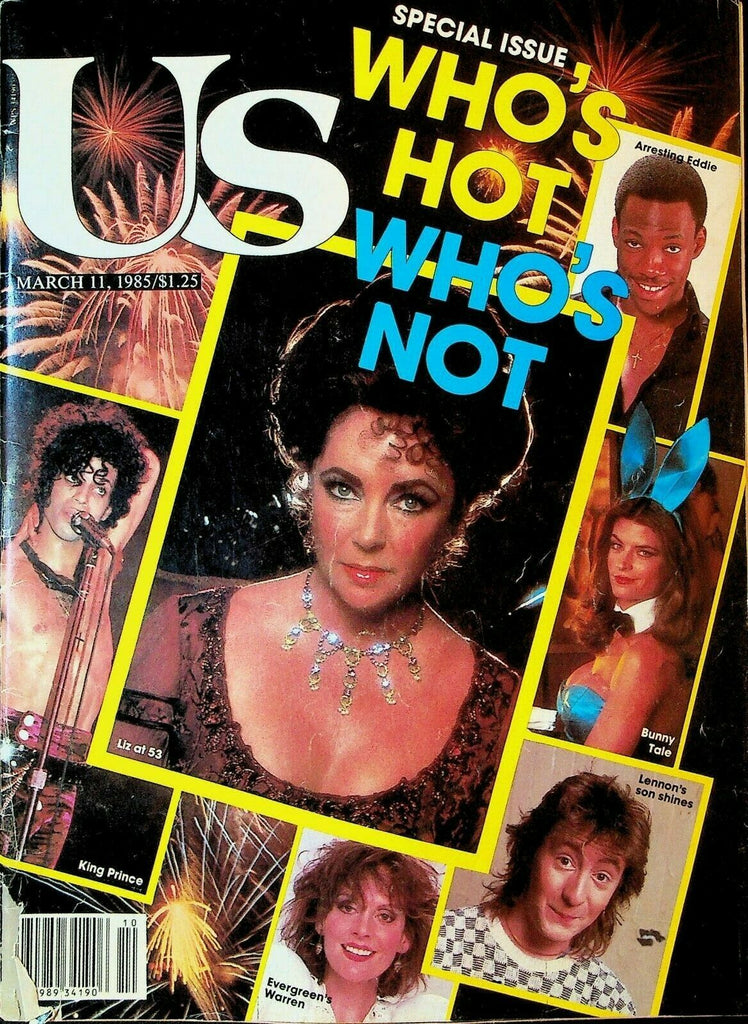 US Magazine March 11 1985 Prince Liz Taylor Eddie Murphy Kirstie Alley