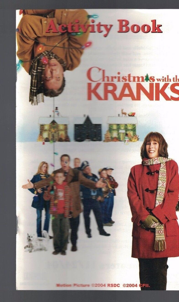 Christmas with the Kranks Activity Book 2004 Tim Allen Jamie Lee Curtis