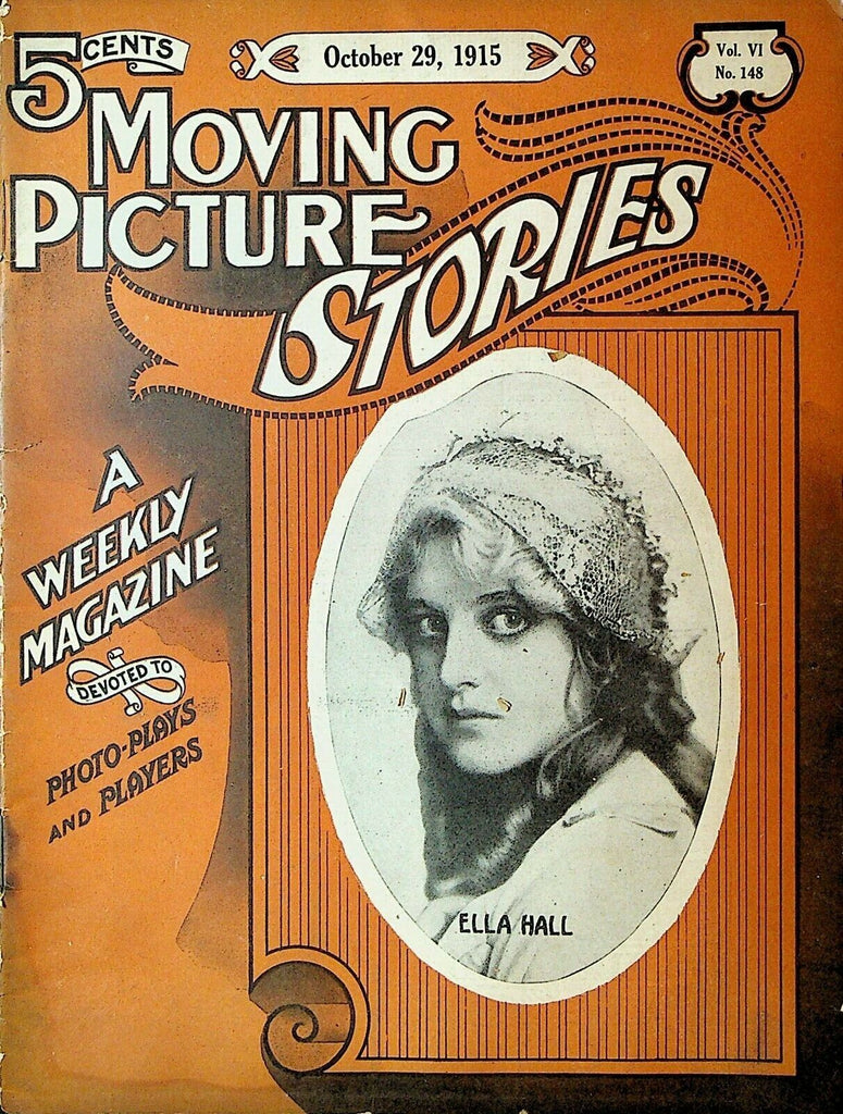 Moving Picture Stories Magazine October 29 1915 Ella Hall Helen Gardner