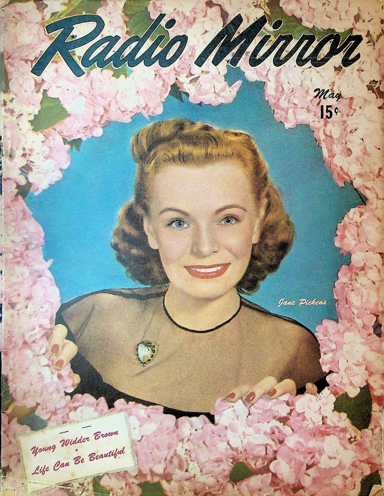Radio Mirror Magazine May 1946 Jane Pickens Dinah Shore Wilder Brown Ted Malone