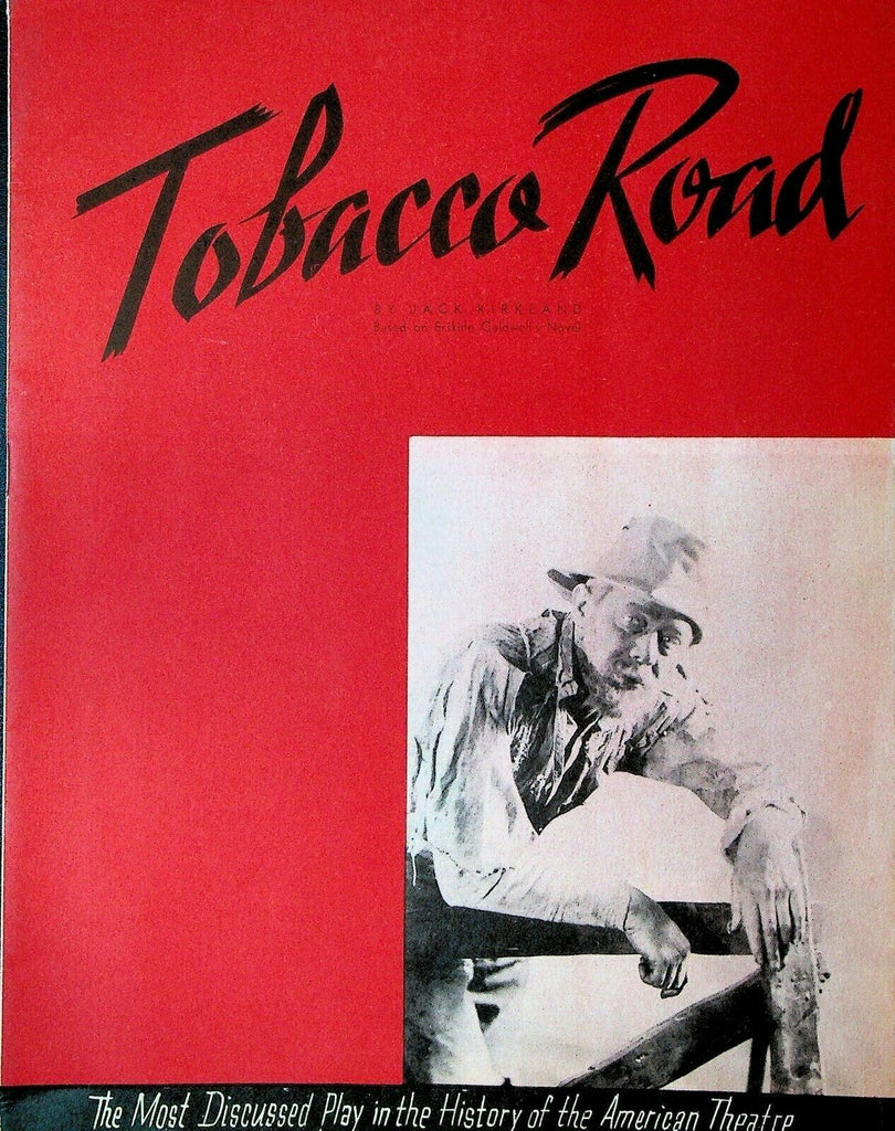 Tobacco Road Souvenir Program 1941 Charles Timblin Charles Rhyner Sara Perry