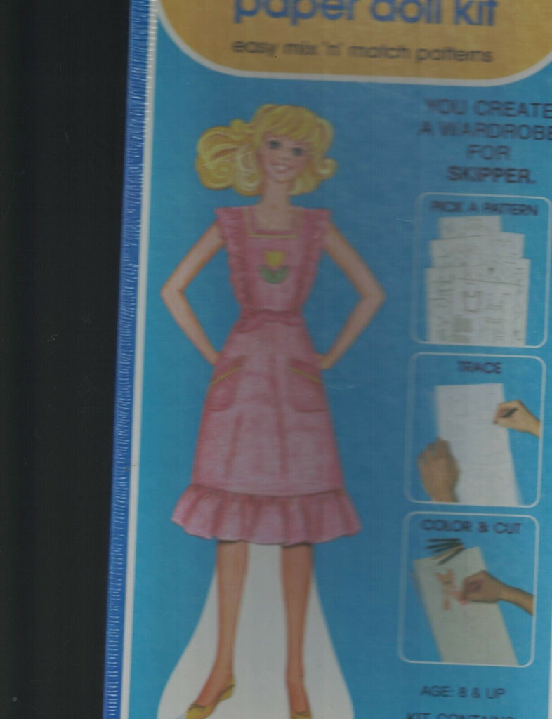 Skipper Design a Fashion Paper Doll Kit 1982 Sealed New Whitman
