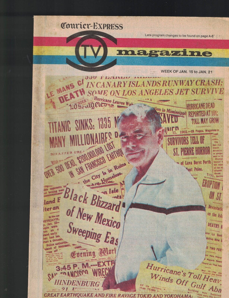TV Magazine Buffalo Courier Express January 15 1978 Glenn Ford Super Bowl