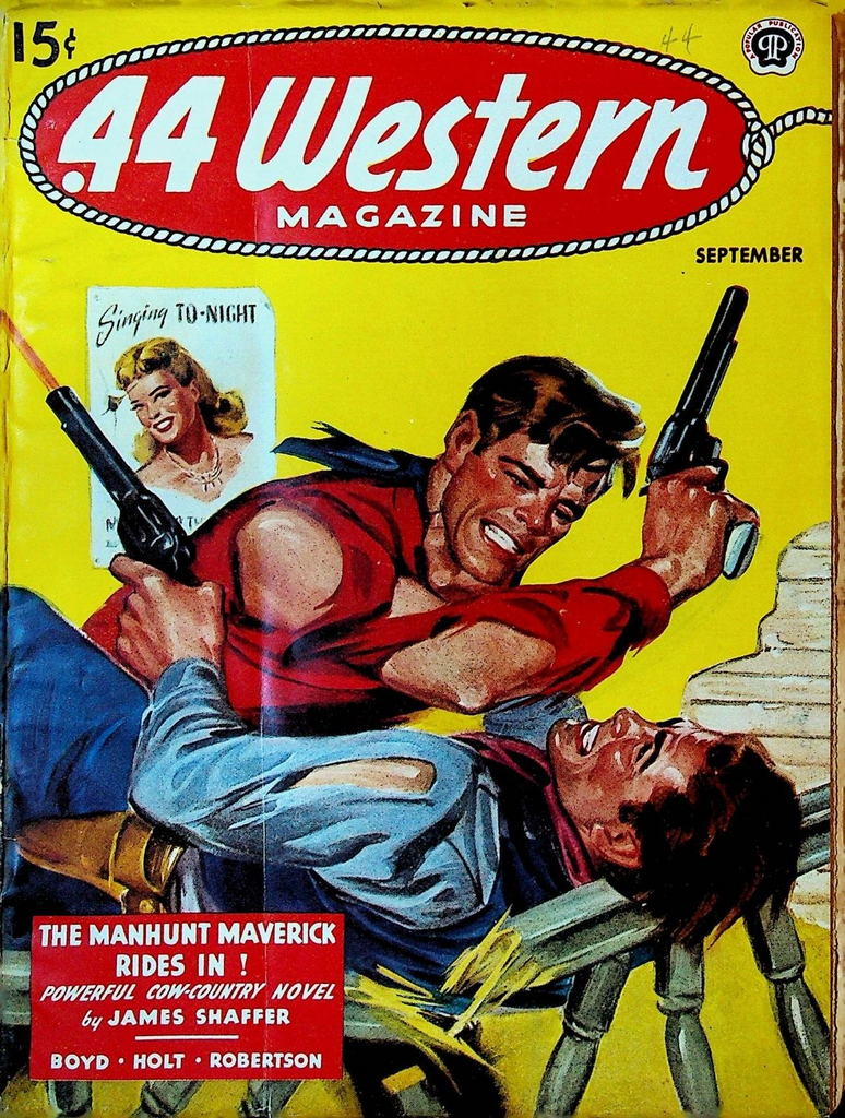 44 Western Magazine Pulp September 1944 James Shaffer CC Burdock LeRoy Boyd