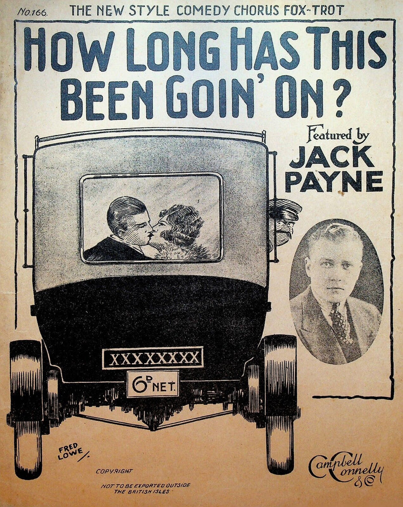 How Long Has This Been Goin On? Sheet Music 1928 Fox Trot Jack Payne