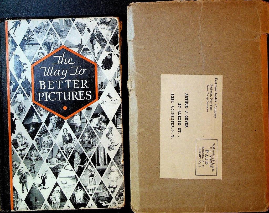 The Way to Better Pictures Eastman Kodak HC Book in Mailer Box 1930s
