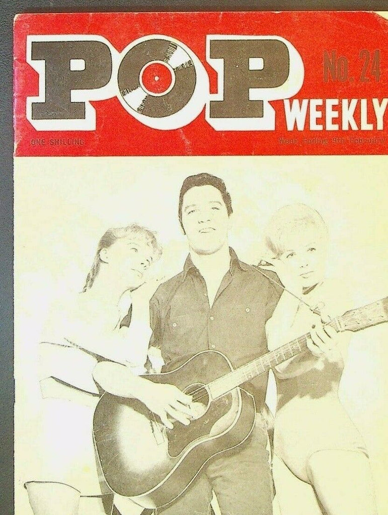 Pop Weekly #24 February 9 1963 The Beatles Elvis Presley Cliff Richard