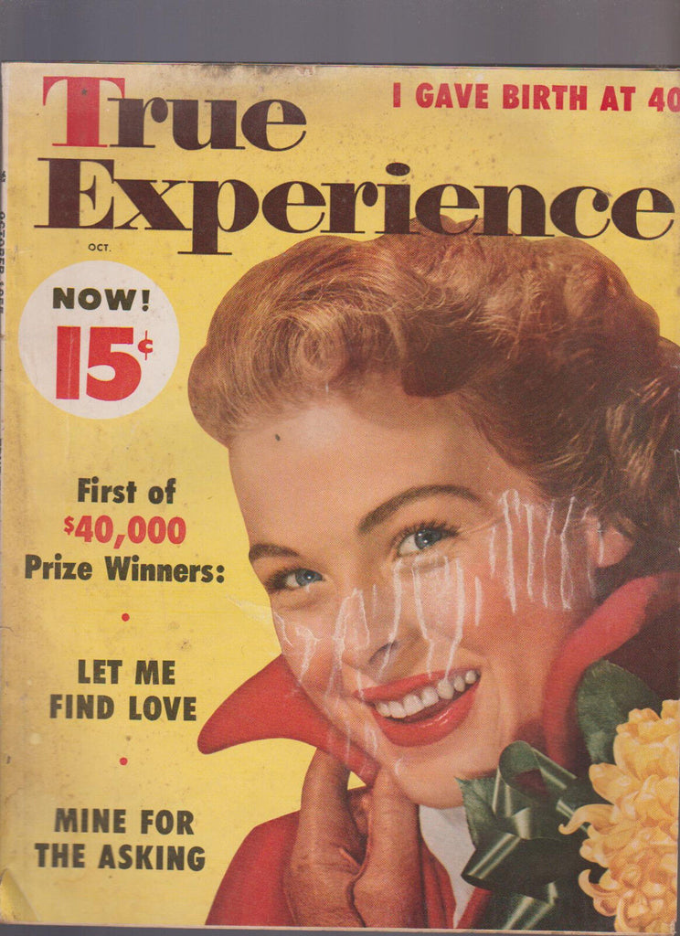 True Experience Magazine October 1955 I Gave Birth at 40 Let Me Find Love