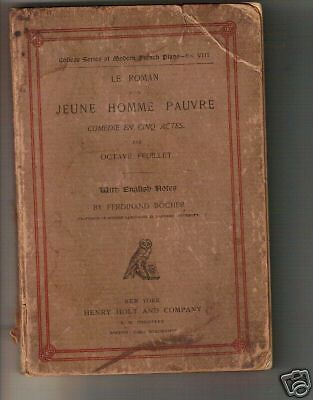 Jeune Homme Pauvre by Octave Feuillet (1865) French Language