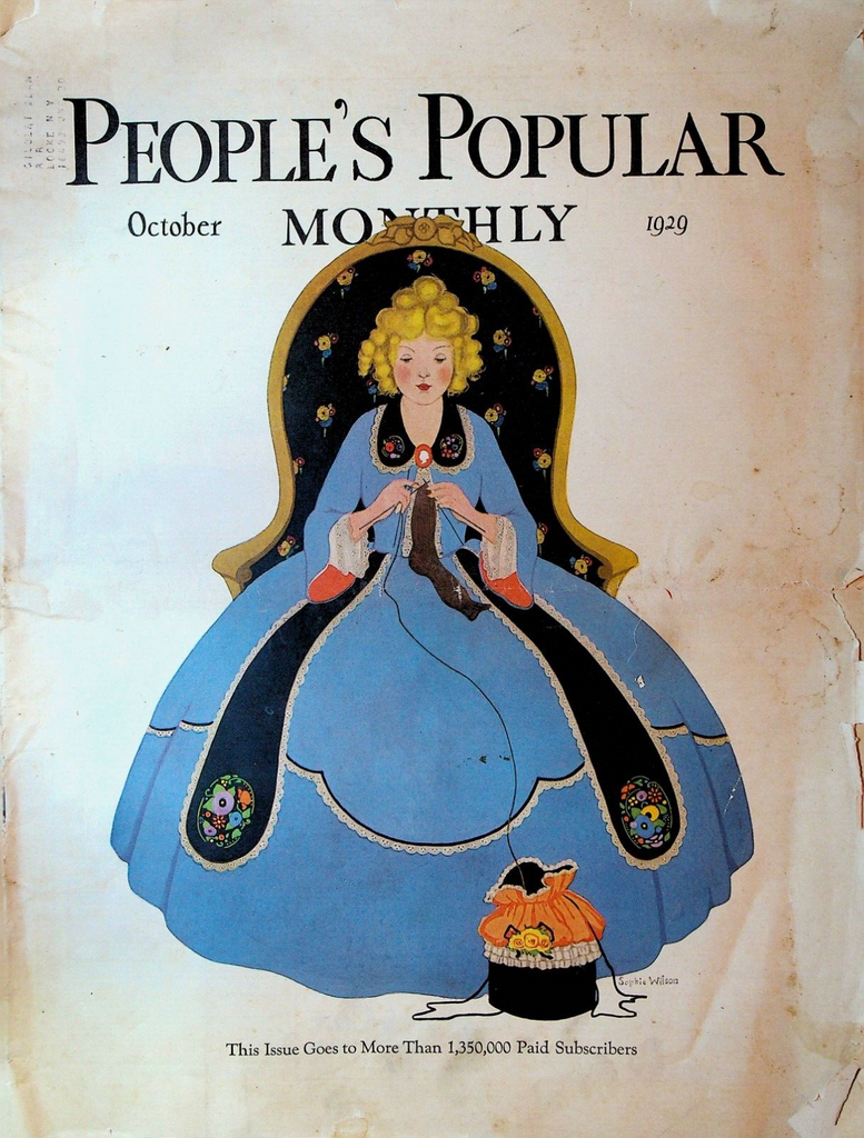 People's Popular Monthly October 1929 Sophie Wilson Helen Berger