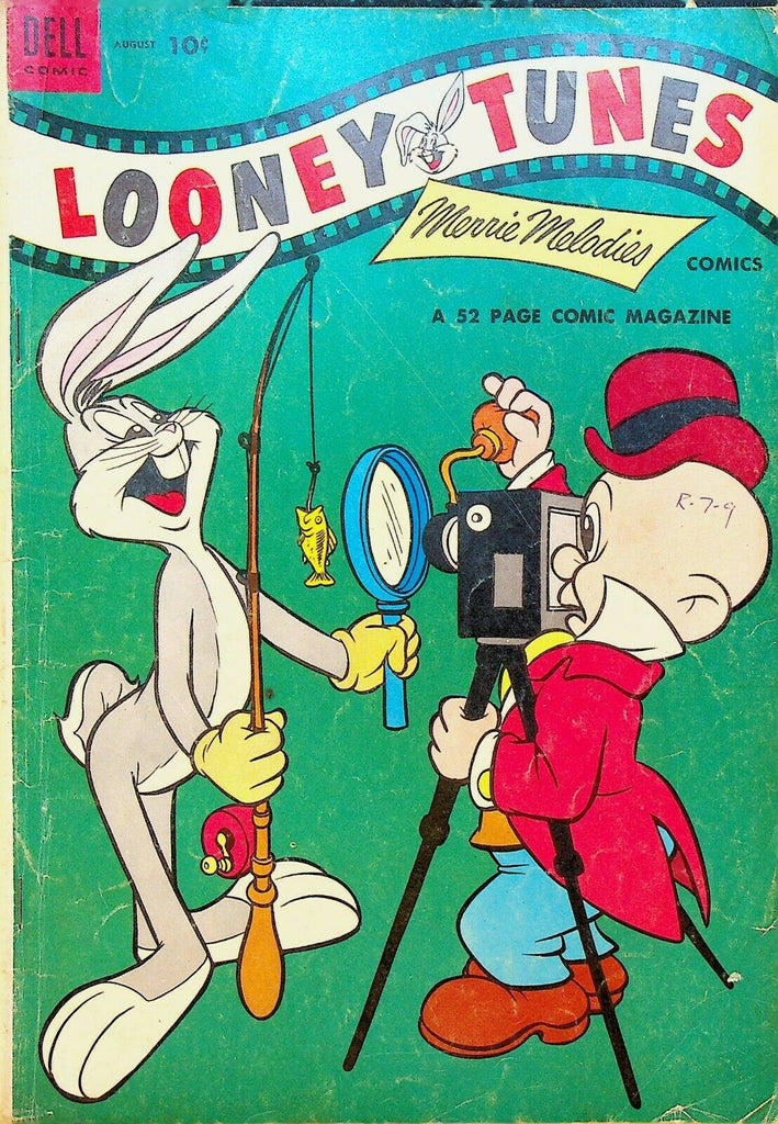 Looney Tunes 154 Dell Comics 1954 Bugs Bunny Elmer Fudd Camera Fishing
