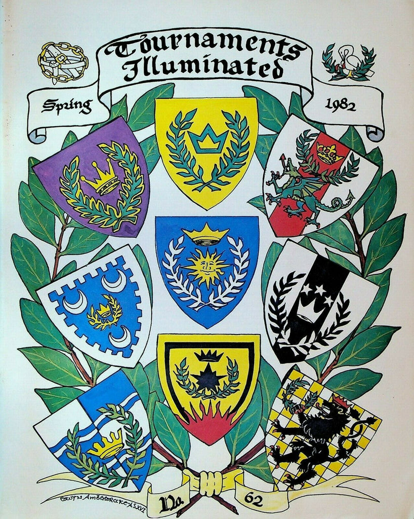 Tournaments Illustrated 62 Spring 1982 Elizabethan Vocal Music Vermin of Body