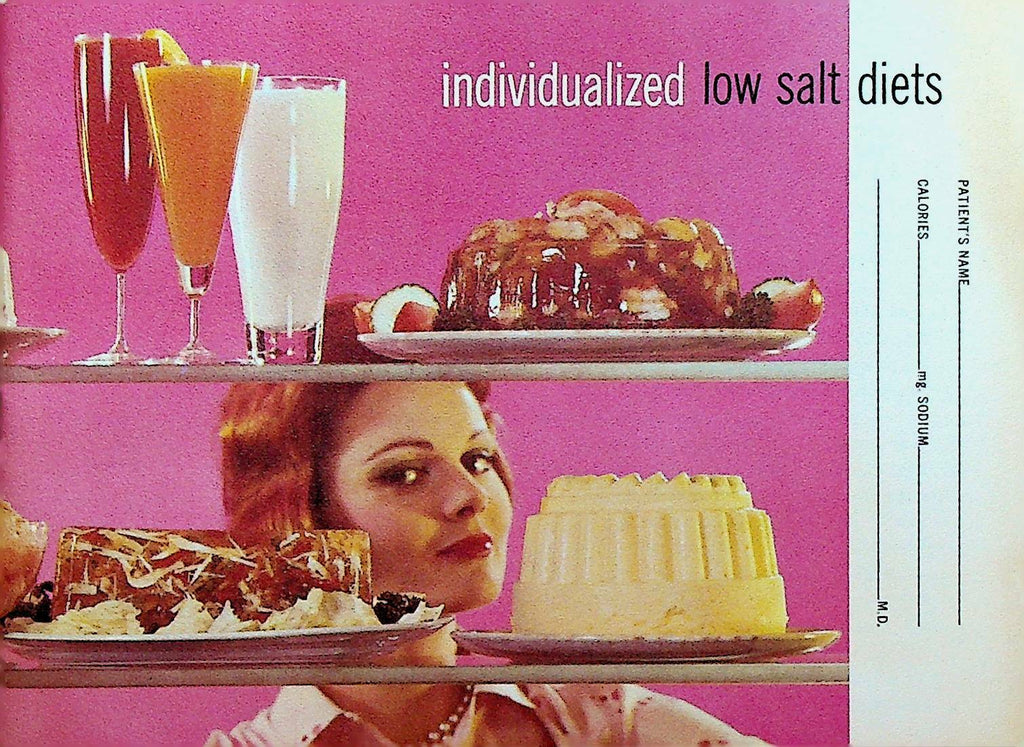 Individualized Low Salt Diets Recipe Booklet Knox Gelatine 1961
