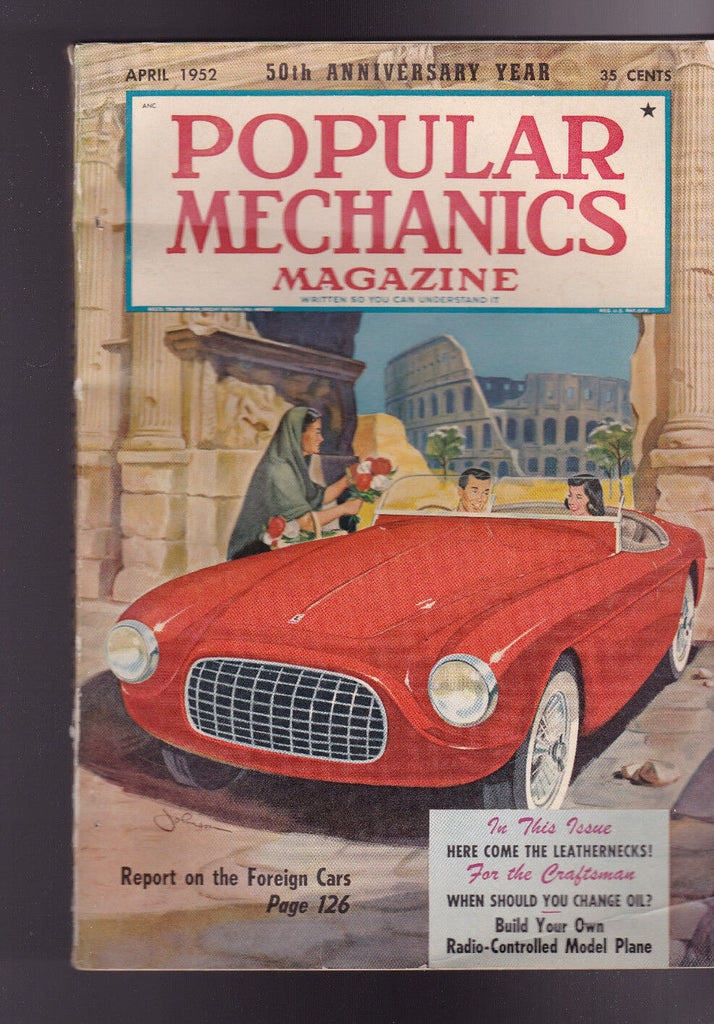 Popular Mechanics Magazine Foreign Car Report April 1952