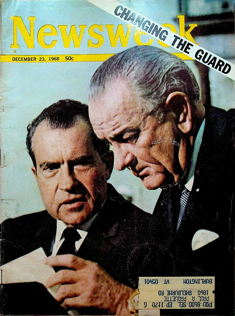 Newsweek Magazine December 23 1968 Hong Kong Flu Gays in Netherlands Larry Mahan