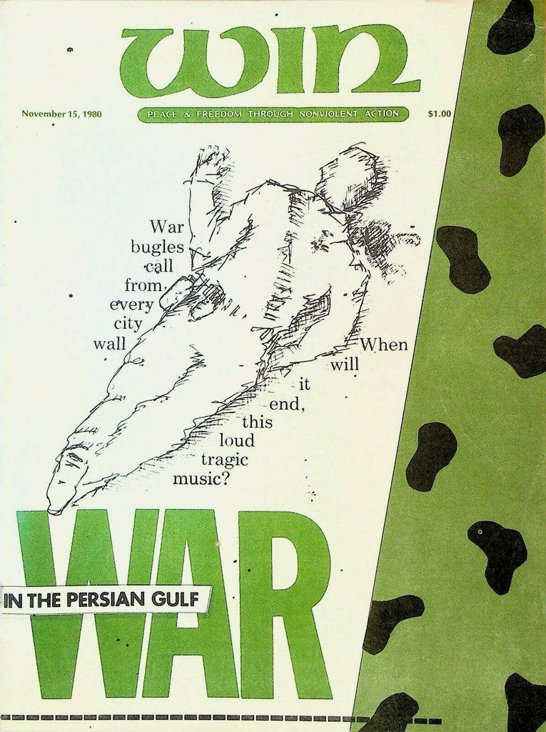 Win Magazine November 15 1980 Iraq War Guatemala Free Republic of Wendland