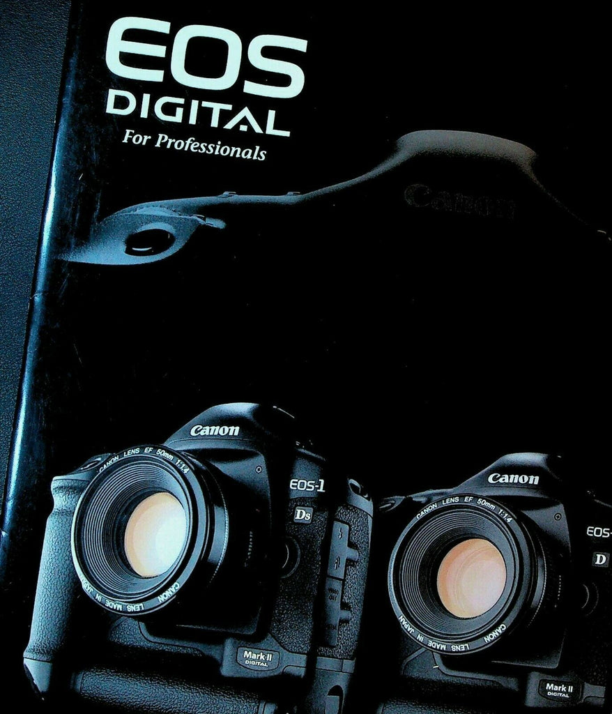 Canon EOS Digital for Professionals Advertising Brochure 2004 Camera