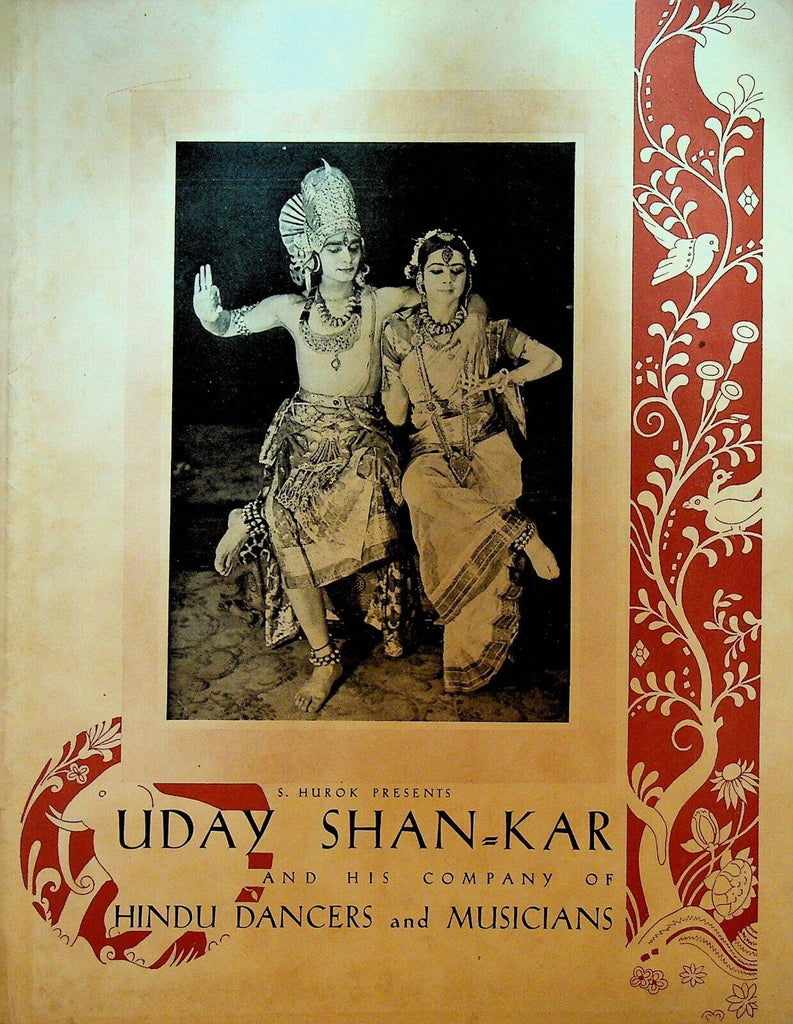 Uday Shankar & His Company of Hindu Dancers & Musicians Program 1933