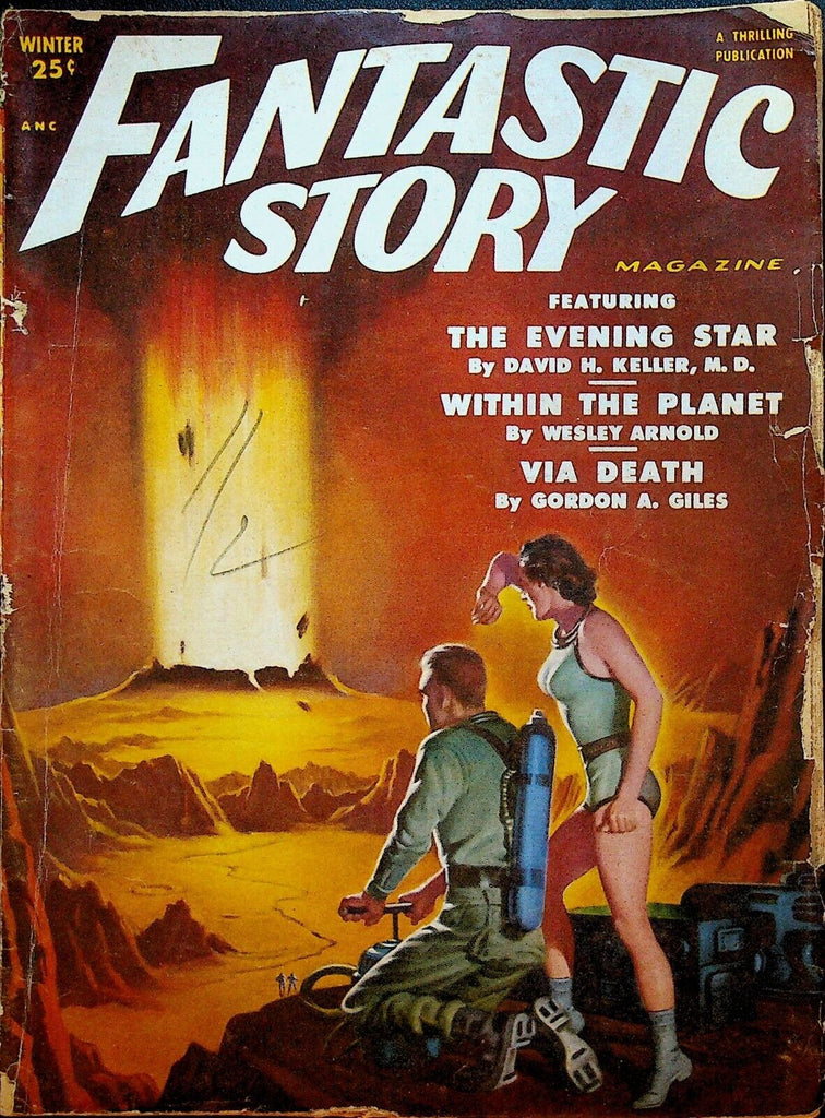 Fantastic Story Pulp Winter 1952 Gordon Giles Wesley Arnold David Keller